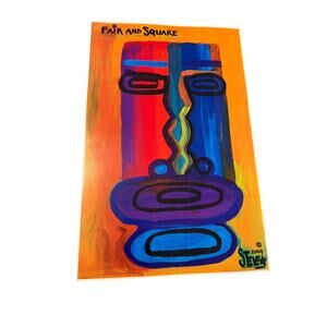 Fair and Square Original Painting Larry Stevens 2004